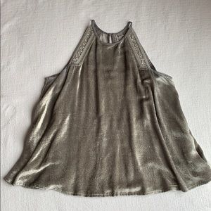 Anthropologie / blank - velvety swing top